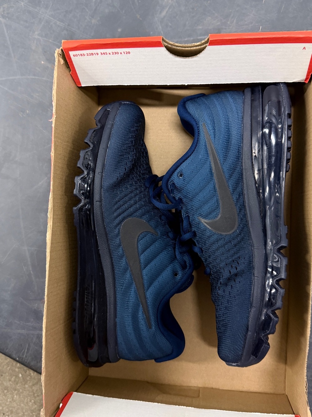 Nike Men's Running air max 2017 - Dark Blue/Black